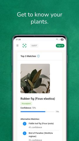 Распознавание растений для Android — скриншот 2