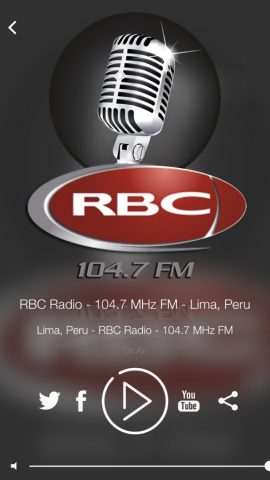 Rbc Radio для iOS — скриншот 2