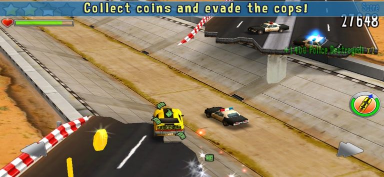 Reckless Getaway для iOS — скриншот 2