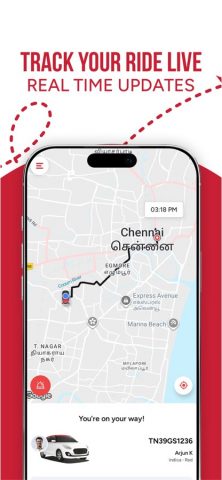 Red Taxi — Cab Booking App для iOS — скриншот 3