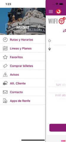 Renfe Cercanias для iOS — скриншот 2