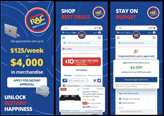 Rent A Center для Android — скриншот 1