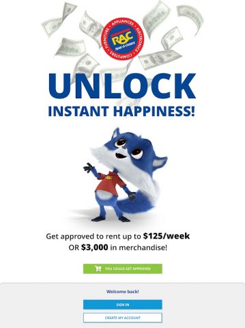 Rent A Center для Android — скриншот 3