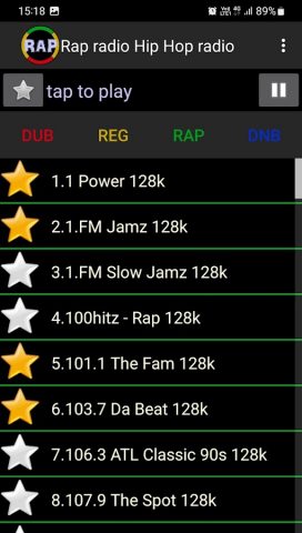 Рэп + Хип Хоп радио для Android — скриншот 3