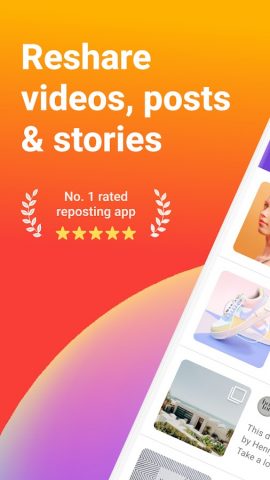 Repost Posts Videos: RepostMax для Android — скриншот 1