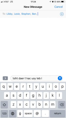 Reverse Text для iOS — скриншот 2
