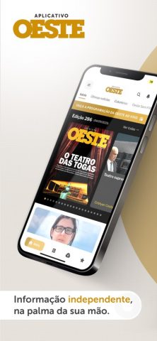 Revista Oeste для iOS — скриншот 1
