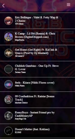 RnB Music для Android — скриншот 3