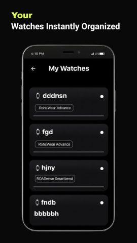 RoHS Smart Watch App для Android — скриншот 1