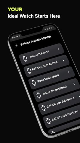 RoHS Smart Watch App для Android — скриншот 5
