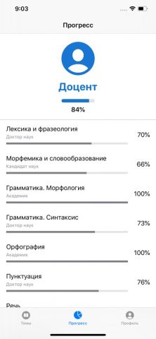 Русский Язык Викторина для iOS — скриншот 4
