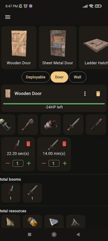 Rust Raid Tool для Android — скриншот 1