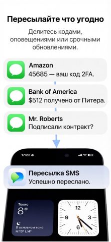 Forward SMS: Переслать SMS для iOS — скриншот 2