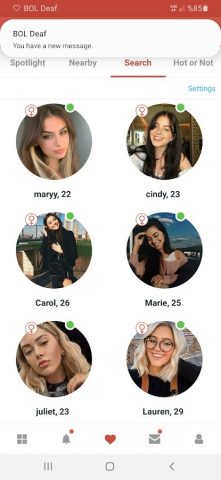 Сайт знакомств глухих — BOL для Android — скриншот 4