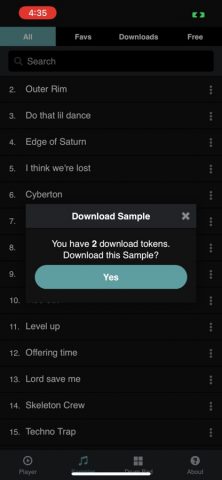 Sample Loops для iOS — скриншот 3