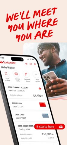 Santander Mobile Banking — скриншот 1