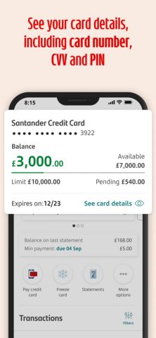 Santander Mobile Banking — скриншот 5
