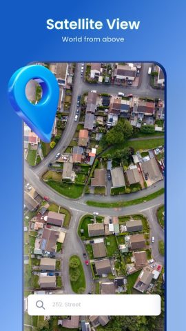 Спутниковый вид — Карты－Радар для Android — скриншот 1