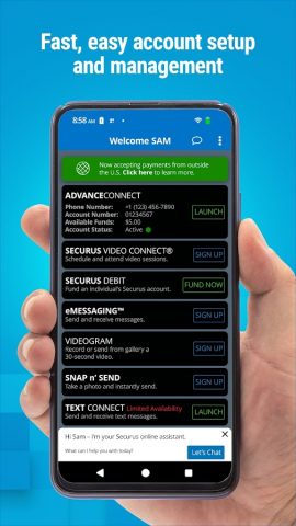 Securus Mobile для Android — скриншот 4