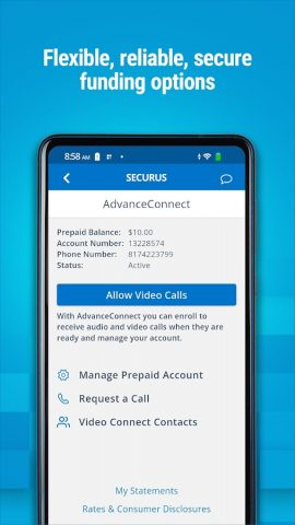 Securus Mobile для Android — скриншот 5