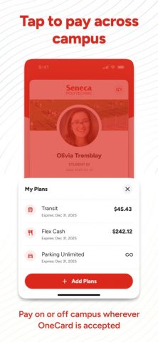 Seneca OneCard для iOS — скриншот 2