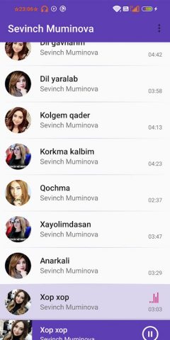 Севинч Мӯминова для Android — скриншот 1