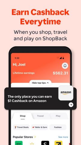 ShopBack: Cashback & Rewards для Android — скриншот 1