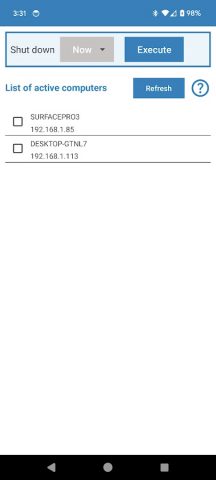 Shutdown PC on Timer для Android — скриншот 1