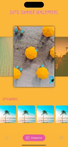 Симпатичные летние обои для iOS — скриншот 3
