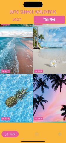 Симпатичные летние обои для iOS — скриншот 5
