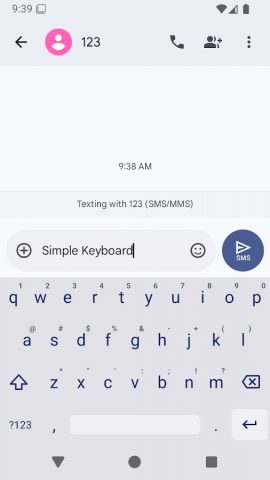 Simple Keyboard — скриншот 1
