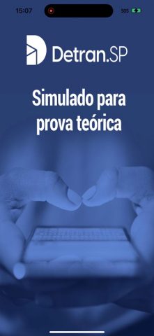 Simulado Detran.SP для iOS — скриншот 1