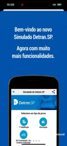 Simulado Detran.SP для iOS — скриншот 2