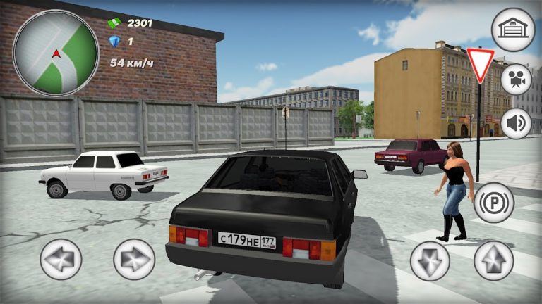 Симулятор машины Лада Девятка для Android — скриншот 1