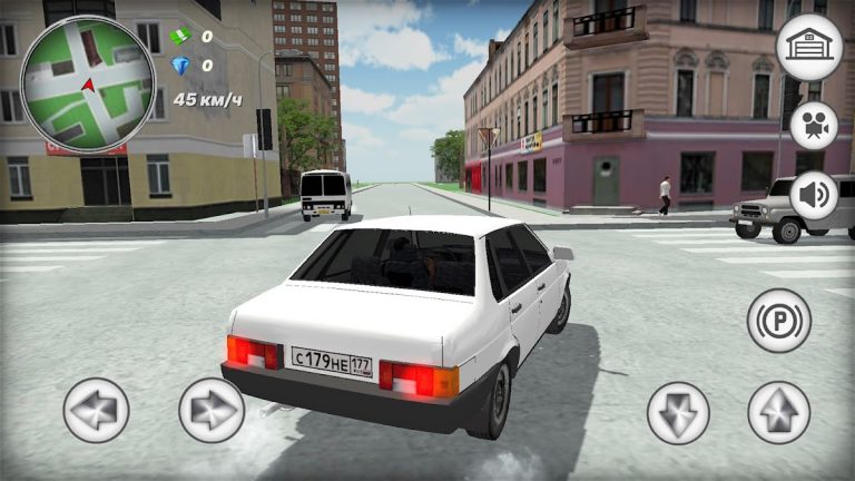 Симулятор машины Лада Девятка для Android — скриншот 3