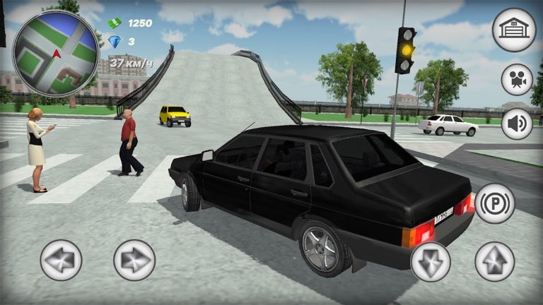 Симулятор машины Лада Девятка для Android — скриншот 5