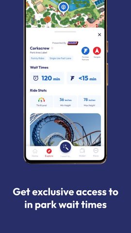 Six Flags для Android — скриншот 4