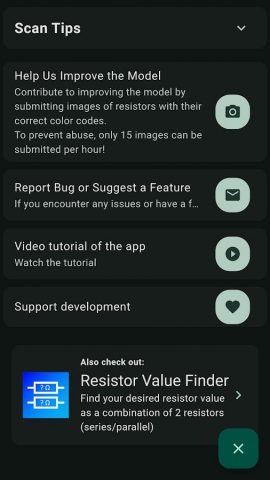 Резисторный сканер для Android — скриншот 4