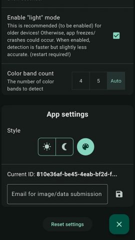 Резисторный сканер для Android — скриншот 5