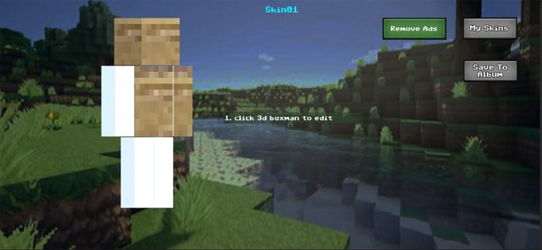 Skin Creator Minecraft Texture для iOS — скриншот 1