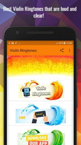 Скрипка рингтоны для Android — скриншот 1
