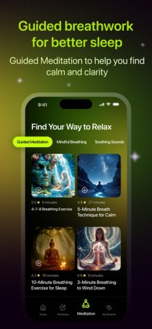 SleepApp: Relax, Sleep, Calm для iOS — скриншот 1