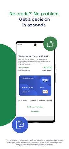 Snap Finance для Android — скриншот 4