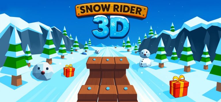 Snow Rider 3d ! для iOS — скриншот 1