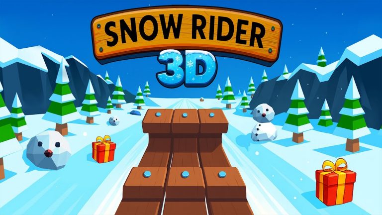 Snow Rider 3d для Android — скриншот 1