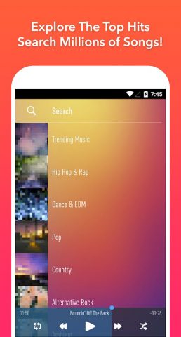 SongFlip Music Streamer Player для Android — скриншот 1