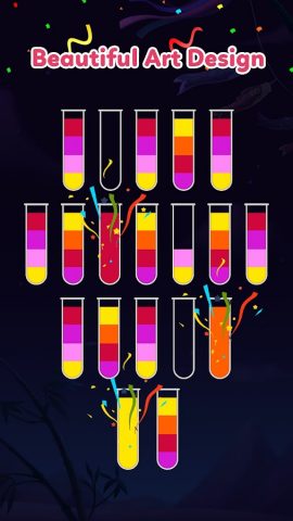 Sort Water Puzzle — Color Game для Android — скриншот 2