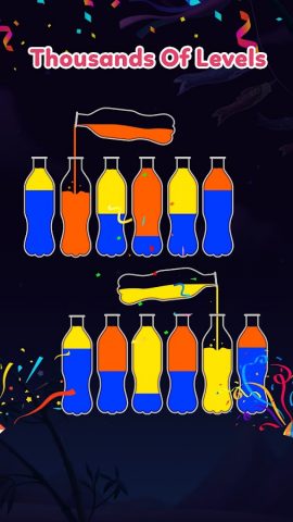 Sort Water Puzzle — Color Game для Android — скриншот 3