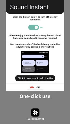 Sound Instant — Reduce Latency для Android — скриншот 2