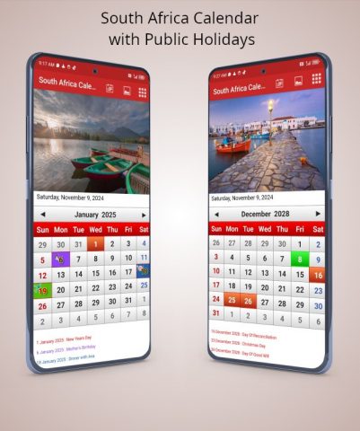 South African Calendar для Android — скриншот 4